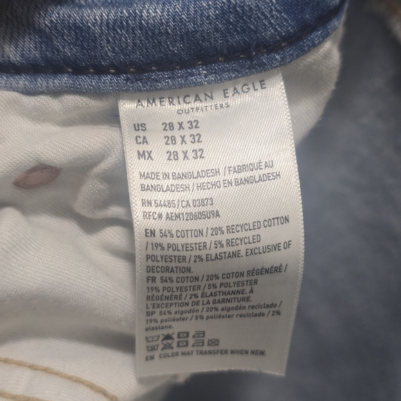 American Eagle Outfitters Light Blue Denim Jeans - Picture 6 of 13
